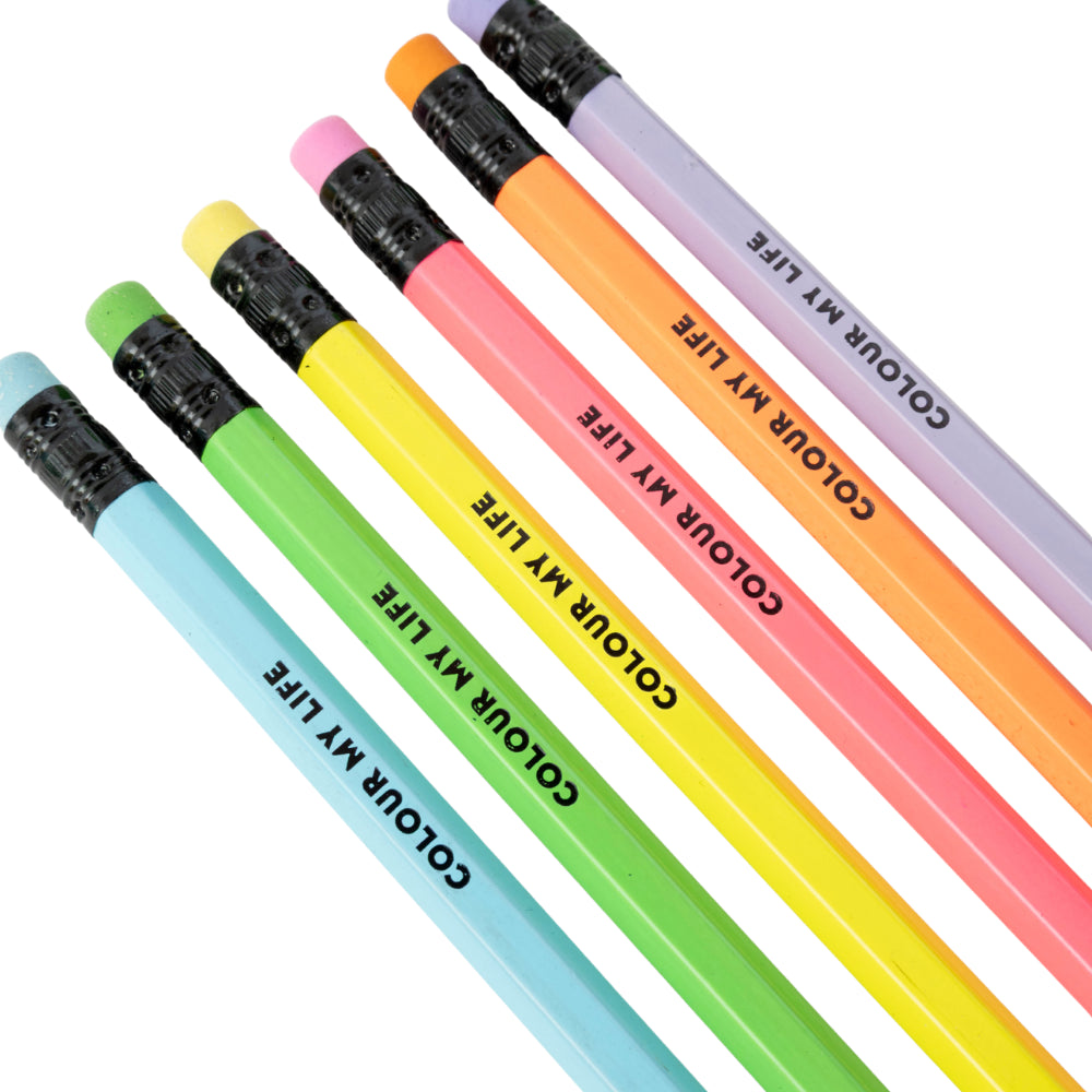 Vivid Collection 6pk Coloured Pencil Set