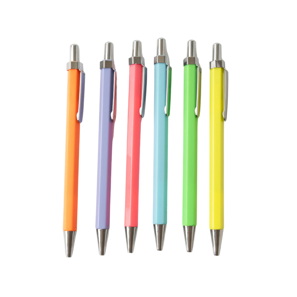 Vivid Collection 6pk Pen Set