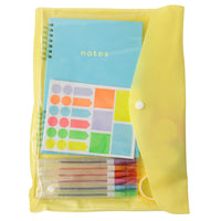 Vivid Collection Stationery Set - YELLOW/BLUE