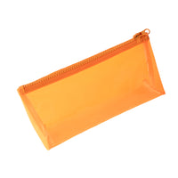 Vivid Collection Clear Pencil Case - ORANGE