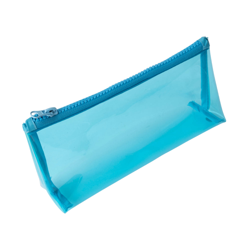 Vivid Collection Clear Pencil Case - BLUE