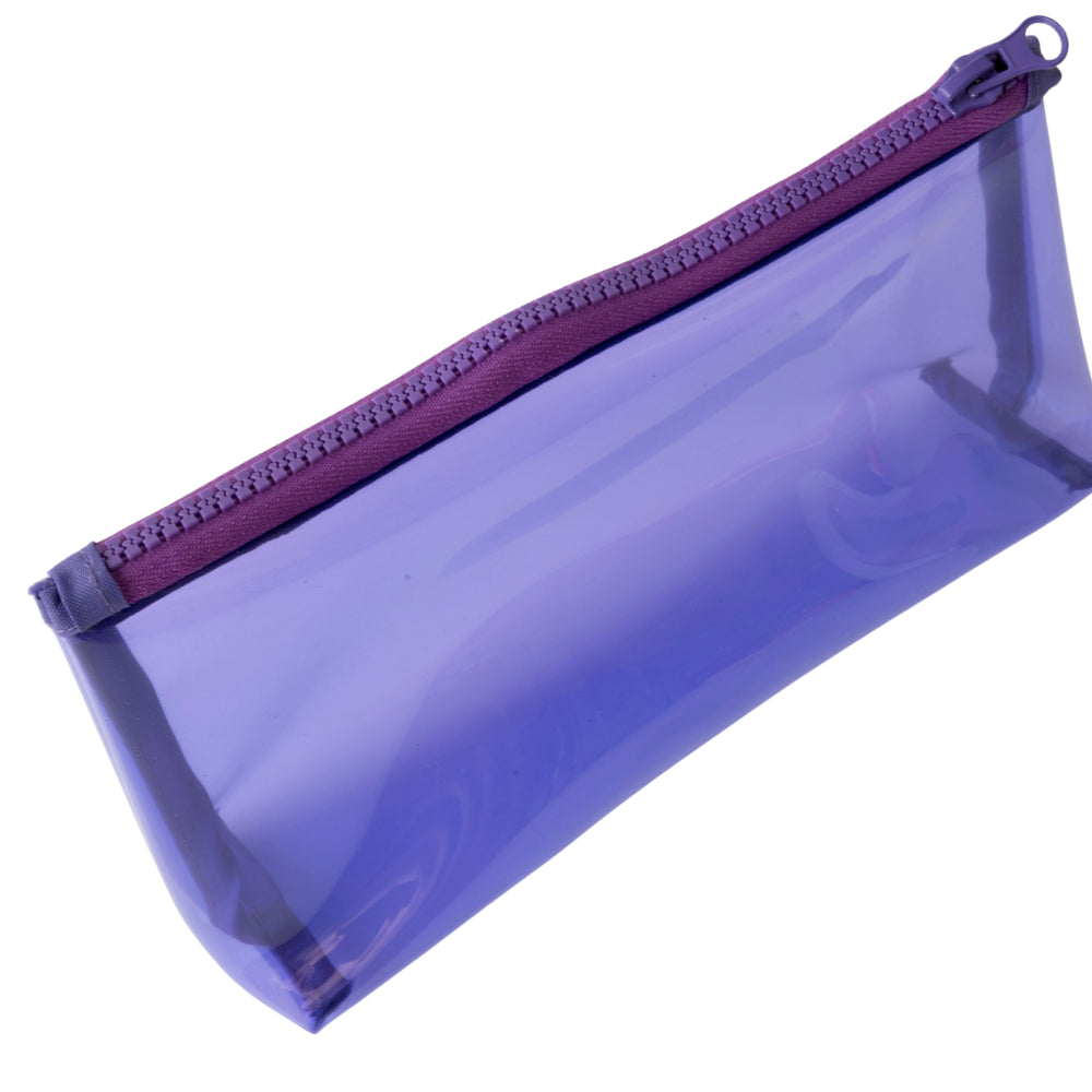 Vivid Collection Clear Pencil Case - PURPLE