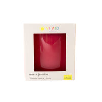 Vivid Collection Glass Candle 200g - PINK