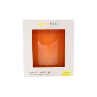 Vivid Collection Glass Candle 200g - ORANGE
