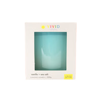 Vivid Collection Glass Candle 200g - BLUE