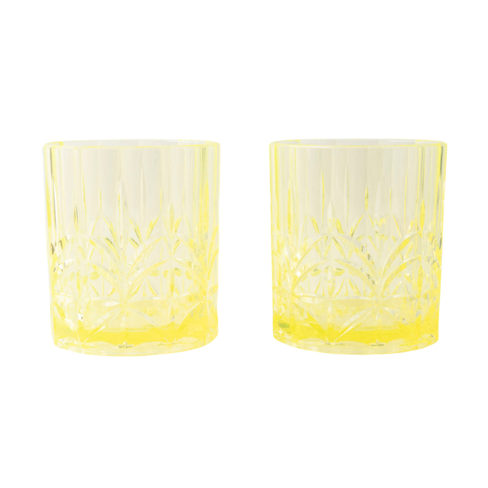 Vivid Collection 2pk Tumbler - YELLOW