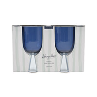 Honeydew Acrylic Wine Glass 2pk - BLUE