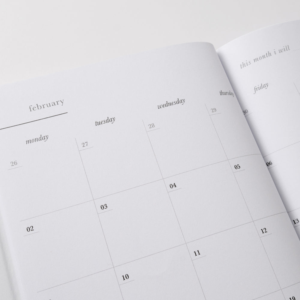 2026 A5 Weekly Diary - In The Moment