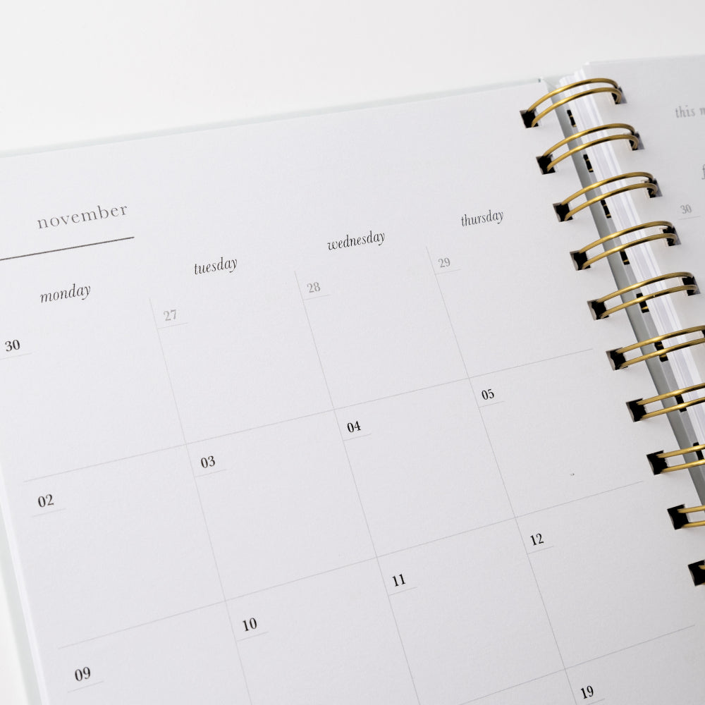 2026 A5 Weekly Spiral Diary - Plumberry Numbers