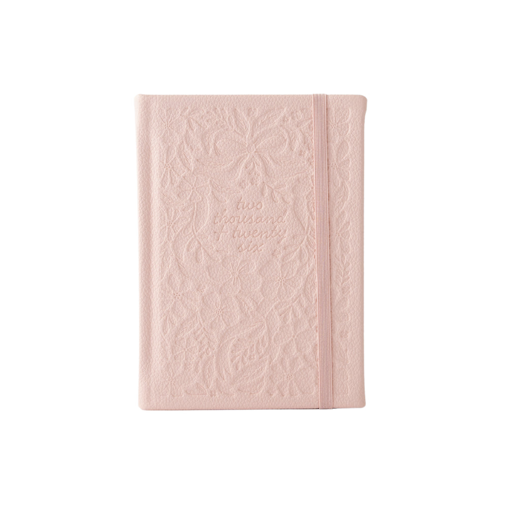 2026 A6 Weekly Diary - Pink Petals