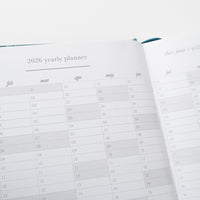 2026 A6 Weekly Diary - Indigo Flora