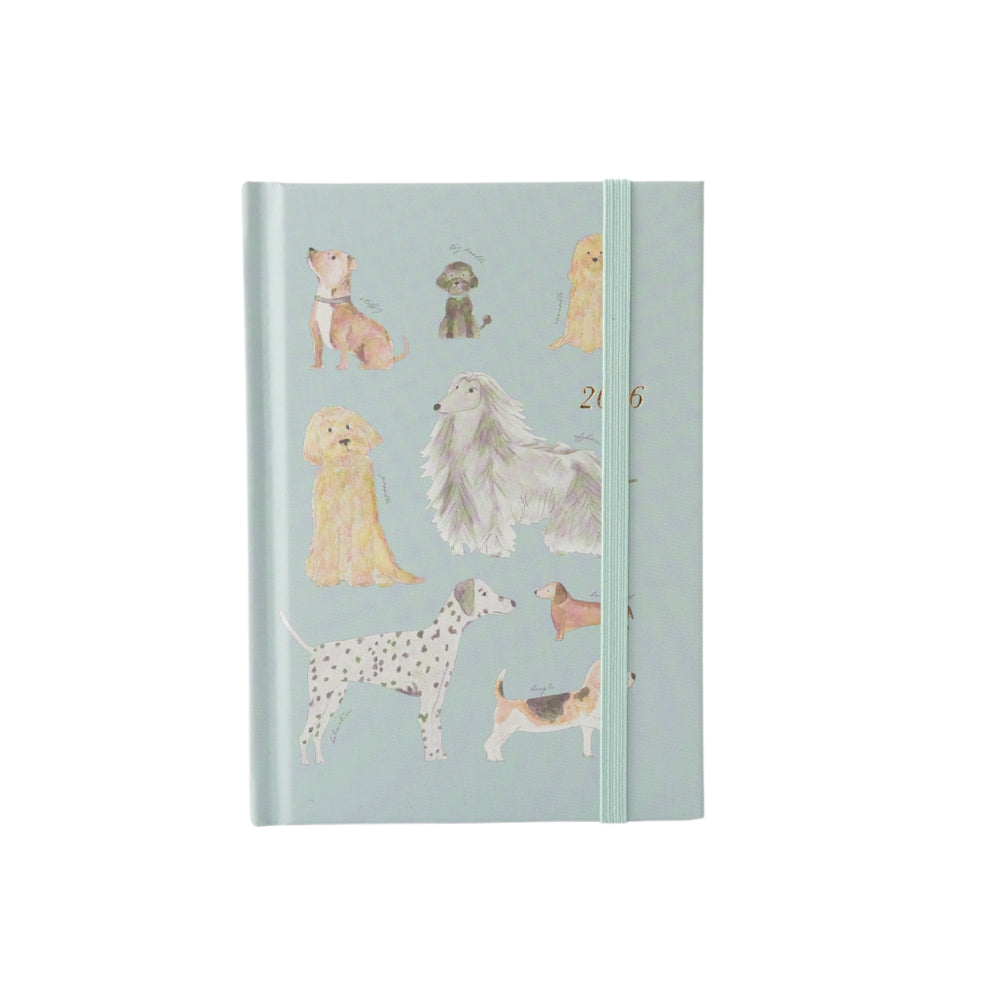 2026 A6 Weekly Diary - Dog Lover
