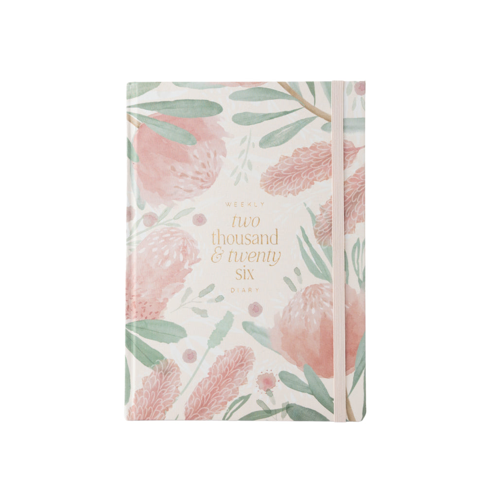 2026 A5 Daily Diary - Blossoms