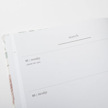 2026 A5 Daily Diary - Blossoms