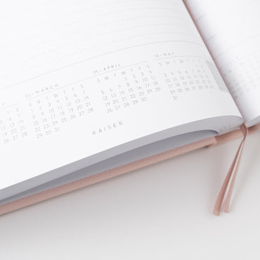 2026 A4 Daily Diary - Pink Petals