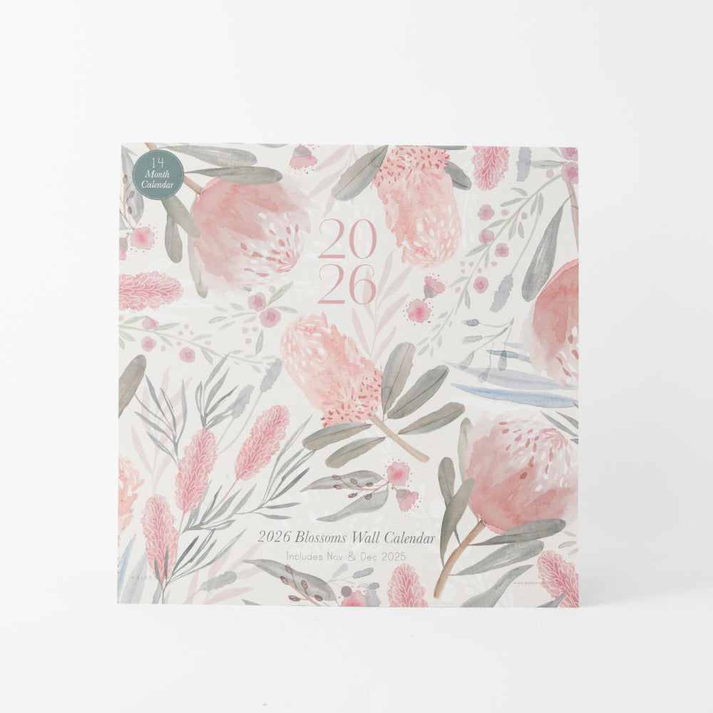 2026 A2 Wall Calendar - Blossoms