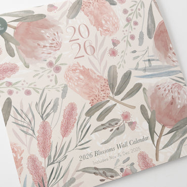 2026 A2 Wall Calendar - Blossoms