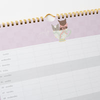 2026 Family Calendar - Kit-Tea Cat