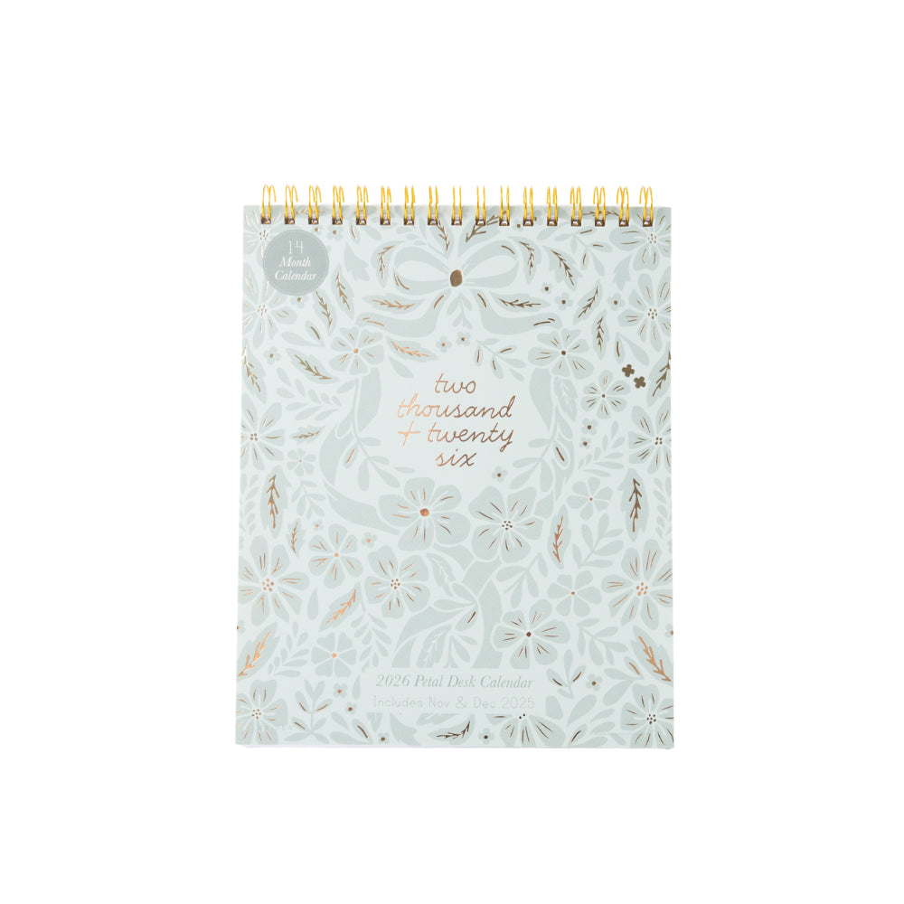 2026 Desk Calendar - Petal