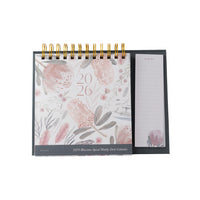 2026 Spiral Weekly Desk Planner - Blossoms