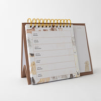 2026 Spiral Weekly Desk Planner - Dog Lover