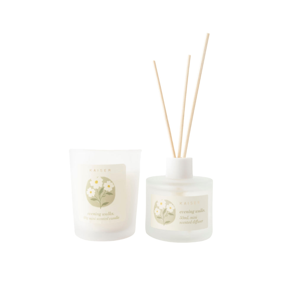 Flower Beauty Candle & Diffuser Set Mini Birth Flower - PRIMROSE