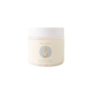 Flower Beauty Candle & Bath Salt Set Mini Birth Flower - GLADIOLUS