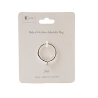 K&CO. Birthstone Adjustable Ring - JULY