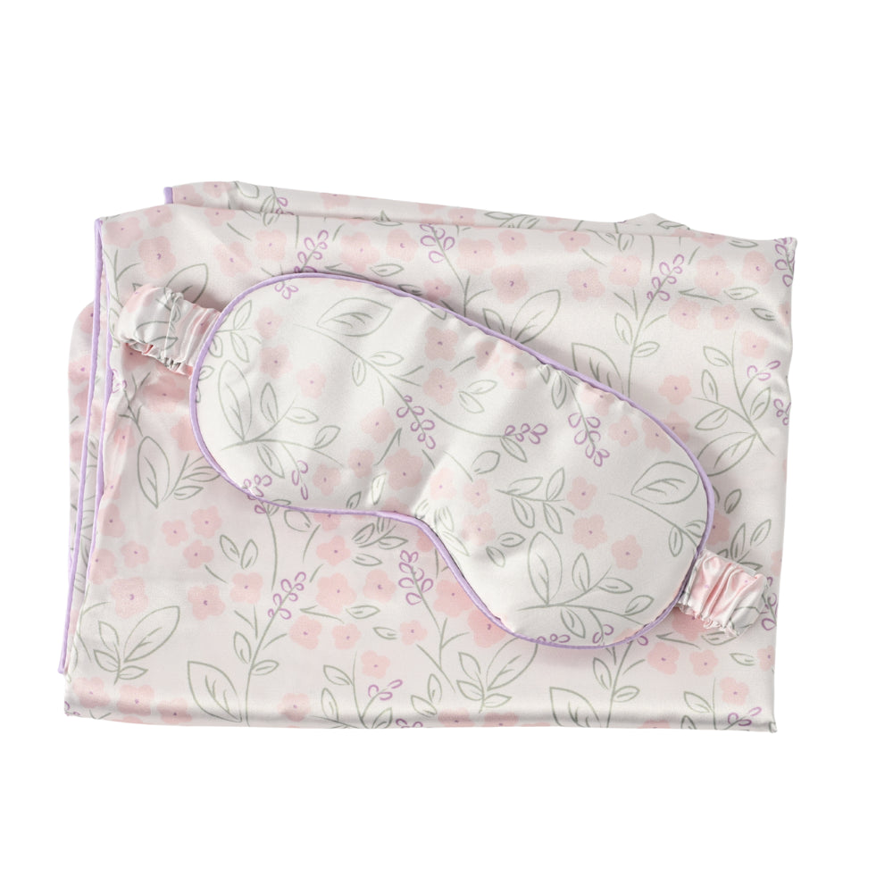 K&Co Satin Sleep Set  - FLOWER BLOOM