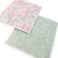K&Co. Plumberry series Sponge Cloth 2pk - BLOSSOMS