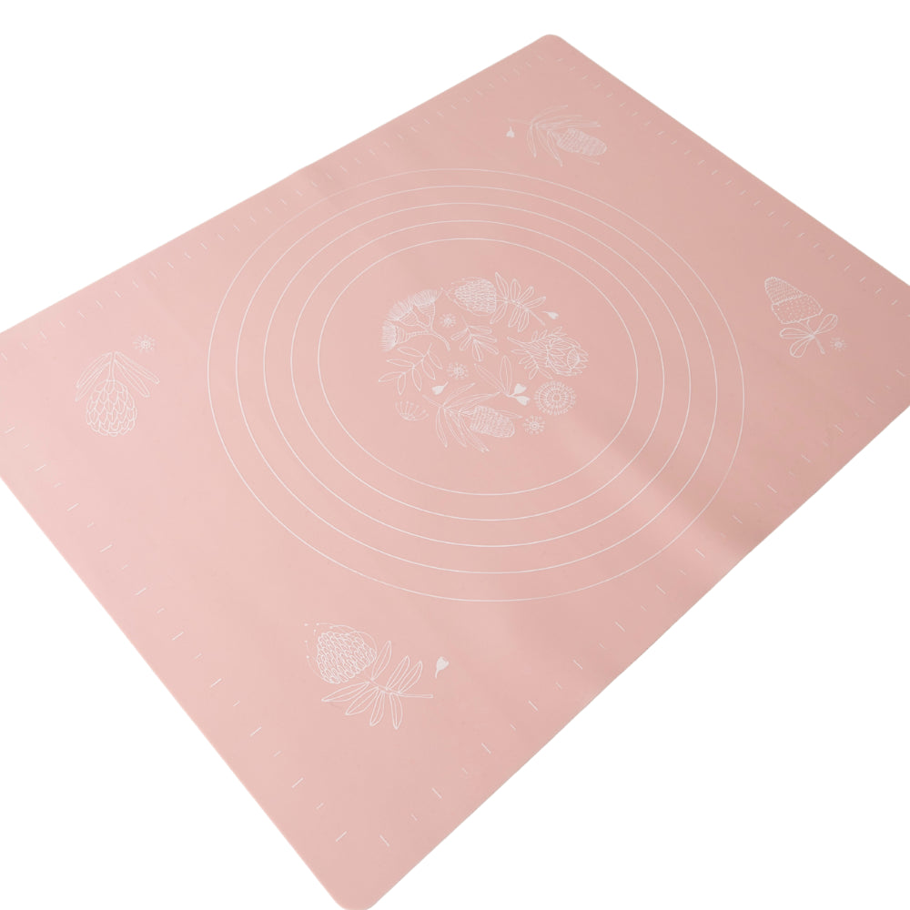 K&Co. Blossoms series Silicone Baking Mat - DUSTY PINK