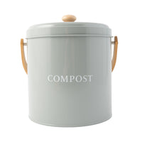 K&Co. Blossom series Compost Bin 5L - SAGE