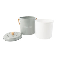 K&Co. Blossom series Compost Bin 5L - SAGE