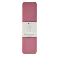 Indigo Series Bamboo Cutlery Set - DARK PINK