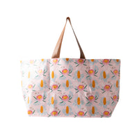 Indigo Series Resuable Shopper Bag - PINK PROTEA
