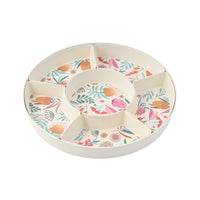Indigo Series Bamboo Compartment Platter - SPRING NATIVE
