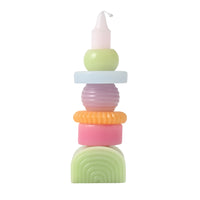 Juicy Series Pillar Candle Stacker - RAINBOW