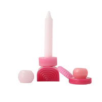 Juicy Series Pillar Candle Stacker - PINK