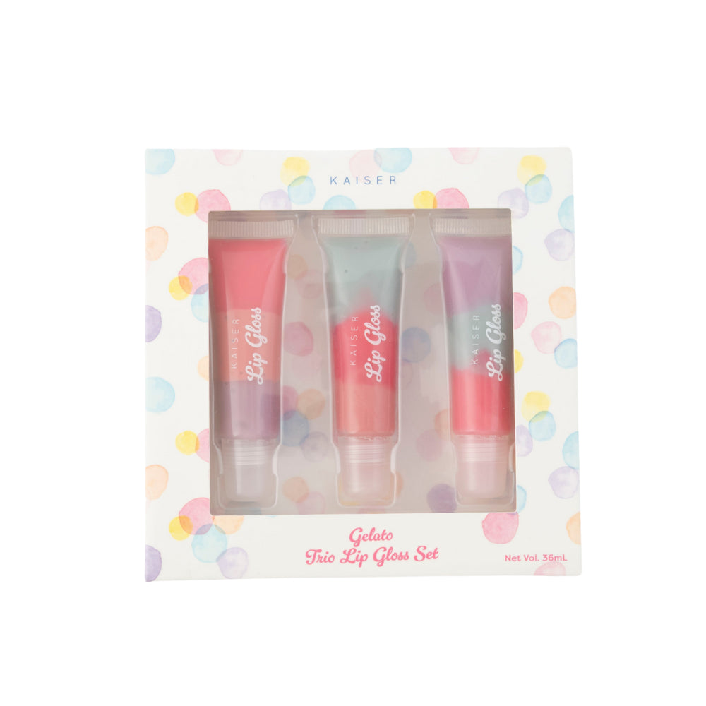 Gelato Series Lip Gloss Tri-Colour 3pk - SUMMER – Kaisercraft