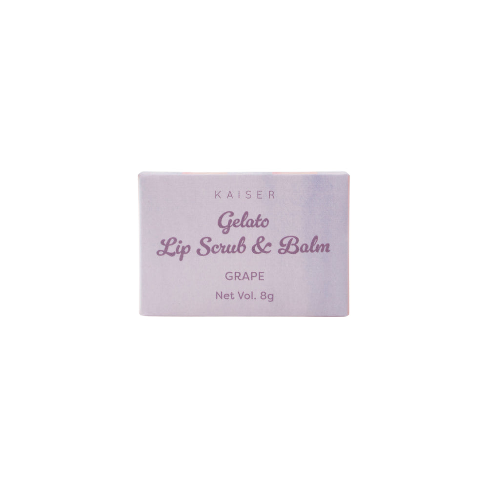 Gelato Series Lip Scrub & Balm -  GRAPE