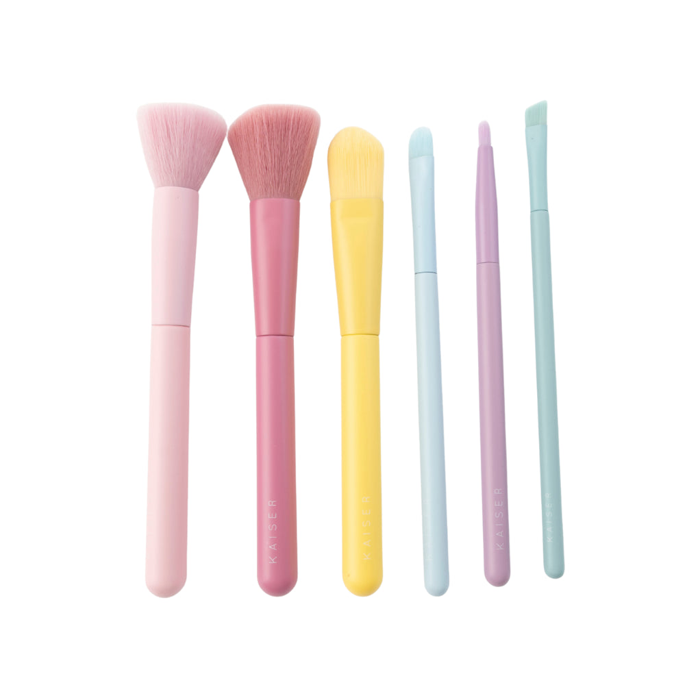 Kids Makeup Brush Set Mix 6 Piece - GELATO