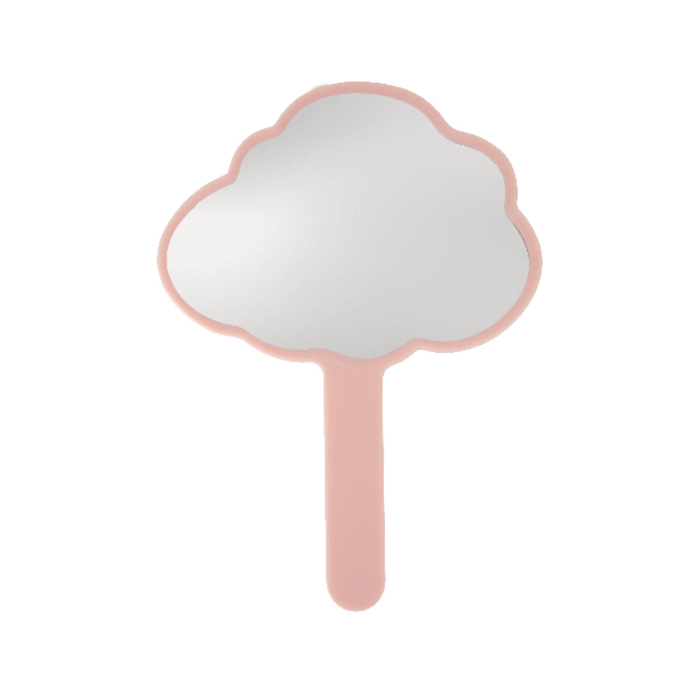 Gelato Series Handheld Makeup Mirror Cloud -  PINK
