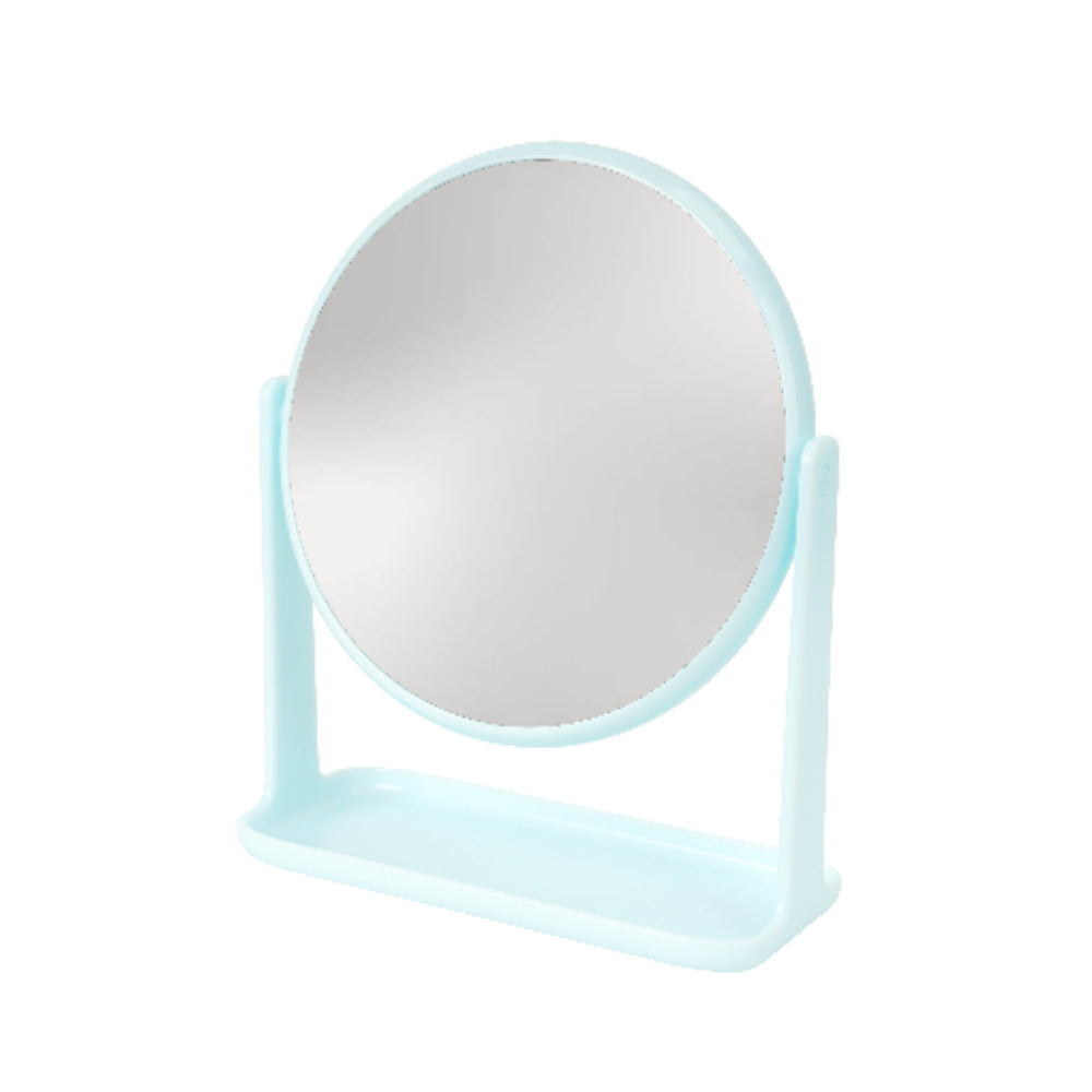 Gelato Series Makeup Mirror with Tray Round -  SKY