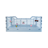 Gelato Series Foldable Crate with Trinklets Large -  BLUE
