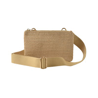 Gelato Series Straw Crossbody Bag -  NATURAL