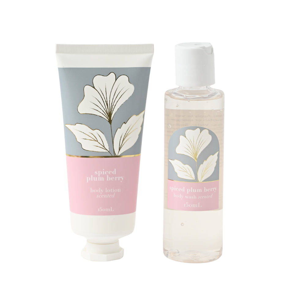 Belle Collection Body Wash & Lotion Set Mini 150ml - SPICE PLUM BERRY