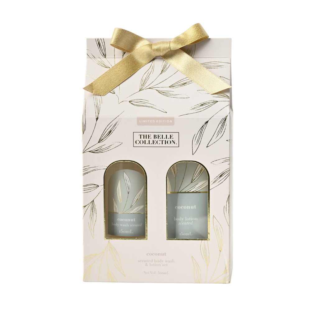 Belle Collection Body Wash & Lotion Set Mini 150ml - COCONUT
