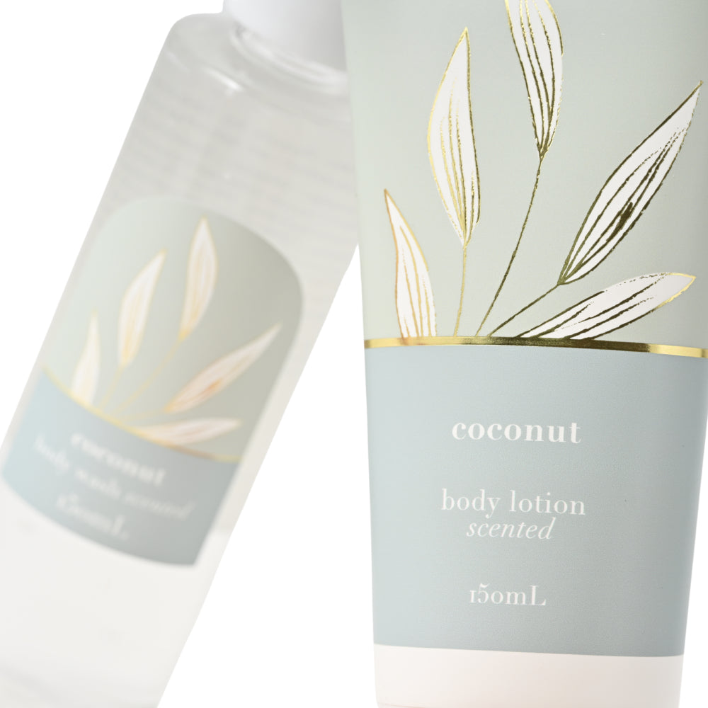 Belle Collection Body Wash & Lotion Set Mini 150ml - COCONUT