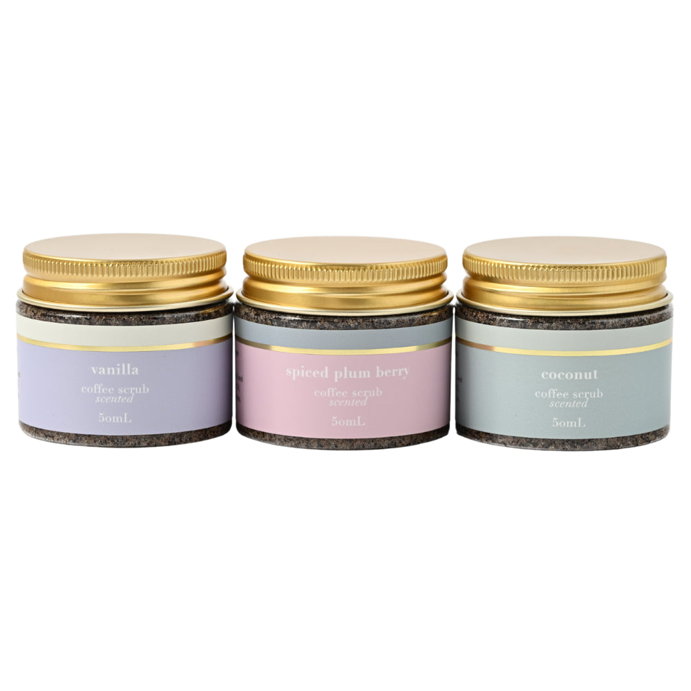 Belle Collection Coffee Scrub 3pk 50g