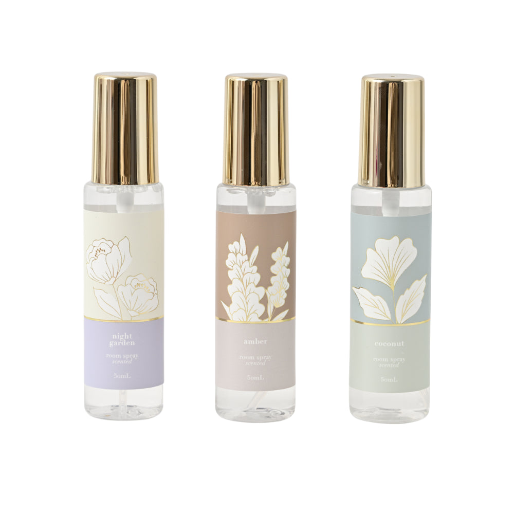 Belle Collection Room Spray Set Mini 3pk 50ml - PURPLE